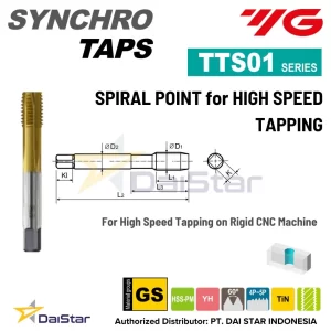 TTS01 Series - Spiral Point for High Speed Tapping YG1