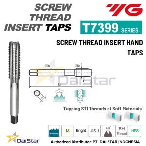 T7399 Series - Screw Thread Insert Hand Tap YG1