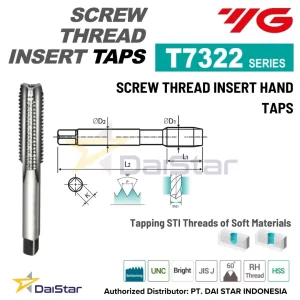 T7322 Series - Screw Thread Insert Hand Tap YG1
