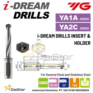 YA1A/YA2C- i - DREAM DRILLS INSERT and HOLDER YG1