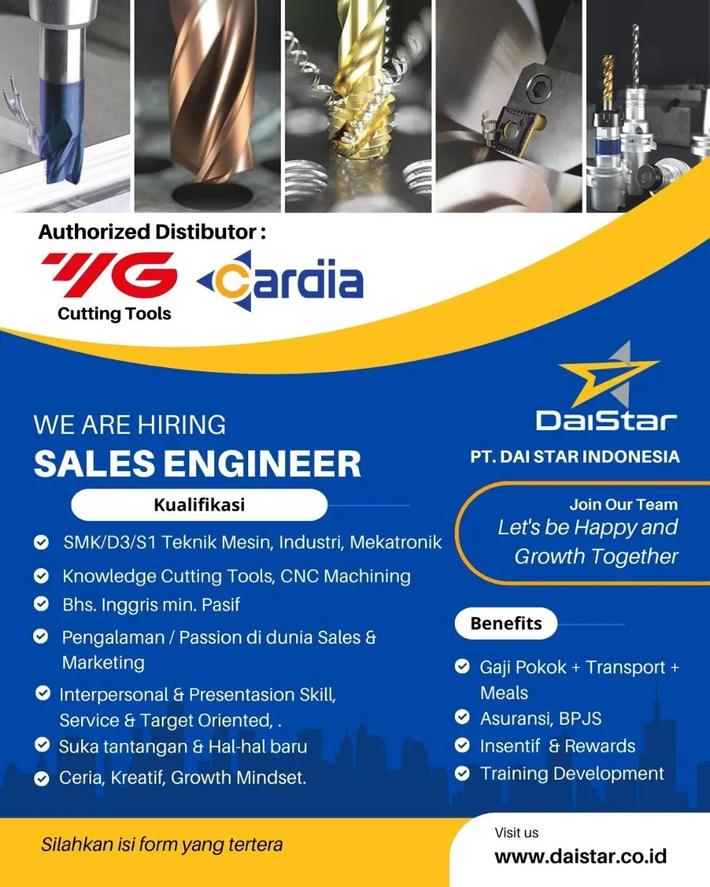 we Are Hiring Sales Engineer
