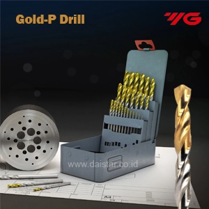 Mata Bor Set Gold-P Drill YG1 - untuk Besi Stainless Baja